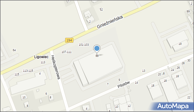 Bogucin, Gnieźnieńska, 99, mapa Bogucin