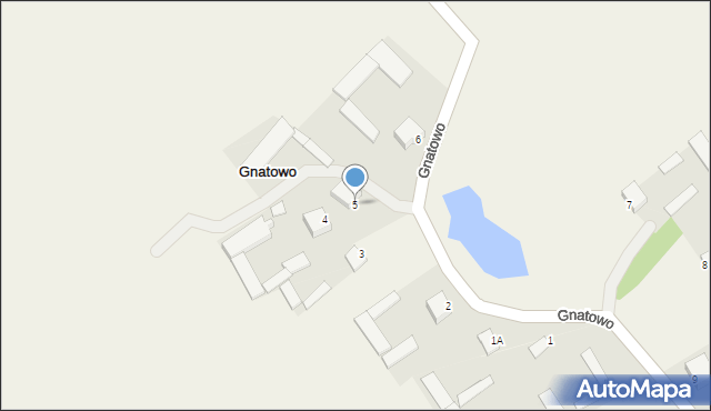 Gnatowo, Gnatowo, 5, mapa Gnatowo