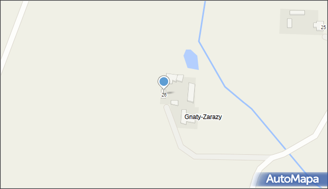 Gnaty-Wieśniany, Gnaty-Wieśniany, 26, mapa Gnaty-Wieśniany