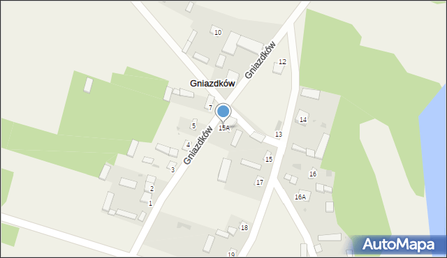 Gniazdków, Gniazdków, 15A, mapa Gniazdków