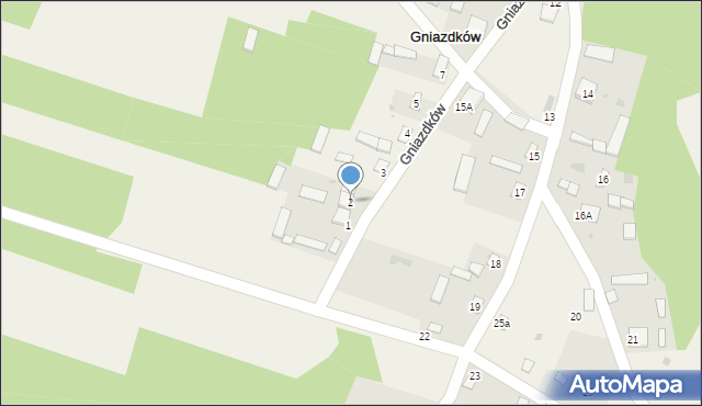 Gniazdków, Gniazdków, 2, mapa Gniazdków