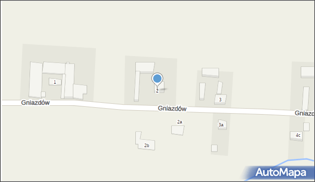 Gniazdów, Gniazdów, 2, mapa Gniazdów