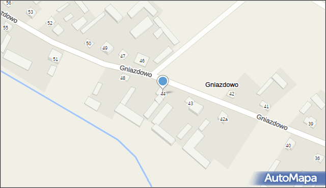 Gniazdowo, Gniazdowo, 44, mapa Gniazdowo