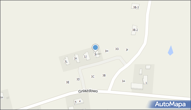 Gniazdowo, Gniazdowo, 3I, mapa Gniazdowo