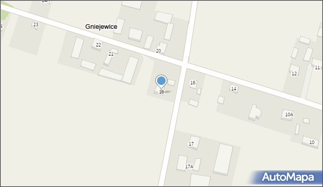 Gniejewice, Gniejewice, 19A, mapa Gniejewice