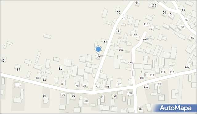 Gnieszowice, Gnieszowice, 75, mapa Gnieszowice