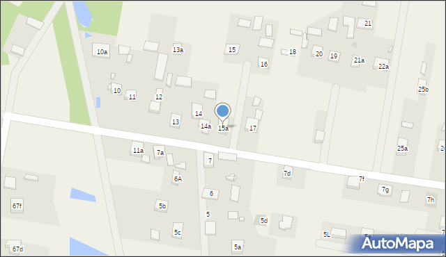 Gniewce, Gniewce, 15a, mapa Gniewce