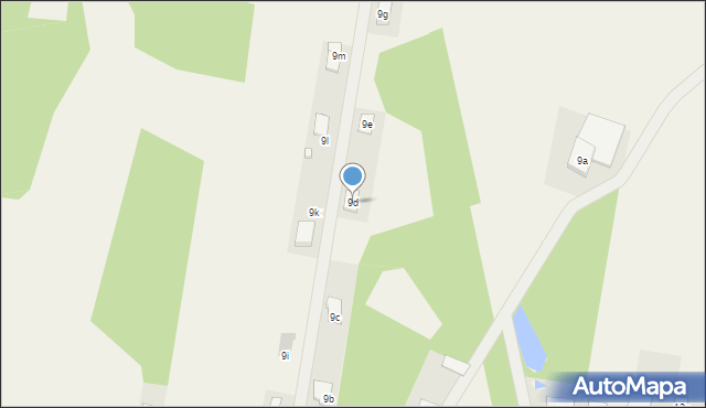 Gniewce, Gniewce, 9d, mapa Gniewce