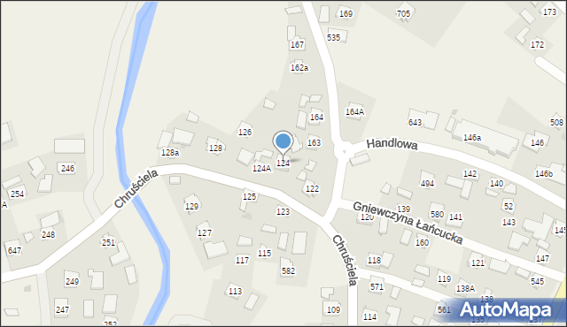 Gniewczyna Łańcucka, Gniewczyna Łańcucka, 124, mapa Gniewczyna Łańcucka