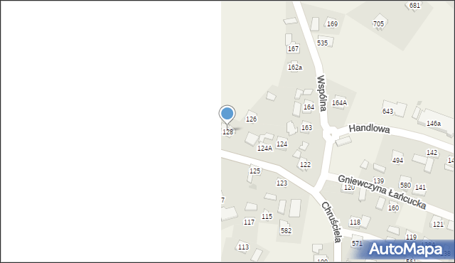 Gniewczyna Łańcucka, Gniewczyna Łańcucka, 128, mapa Gniewczyna Łańcucka