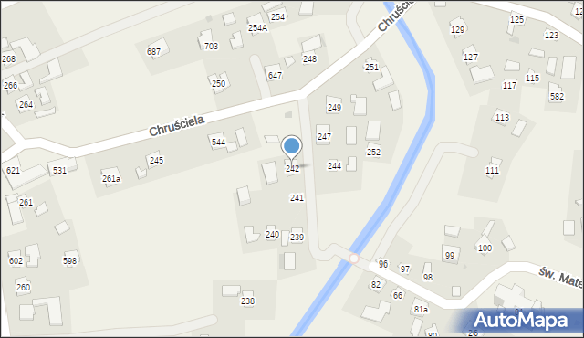 Gniewczyna Łańcucka, Gniewczyna Łańcucka, 242, mapa Gniewczyna Łańcucka