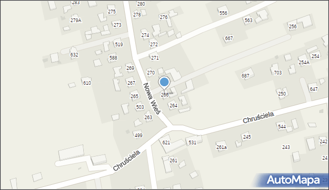 Gniewczyna Łańcucka, Gniewczyna Łańcucka, 266, mapa Gniewczyna Łańcucka