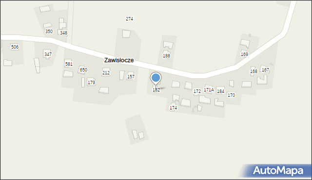 Gniewczyna Tryniecka, Gniewczyna Tryniecka, 182, mapa Gniewczyna Tryniecka