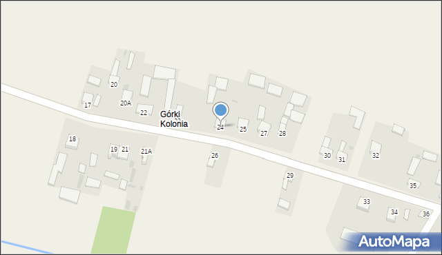 Gniewięcin, Gniewięcin, 24, mapa Gniewięcin