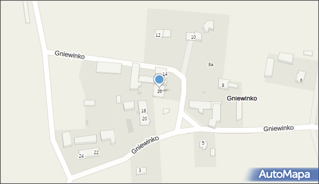 Gniewinko, Gniewinko, 16, mapa Gniewinko