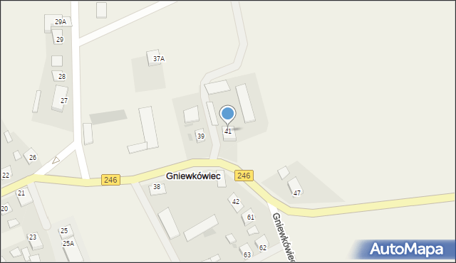 Gniewkówiec, Gniewkówiec, 41, mapa Gniewkówiec