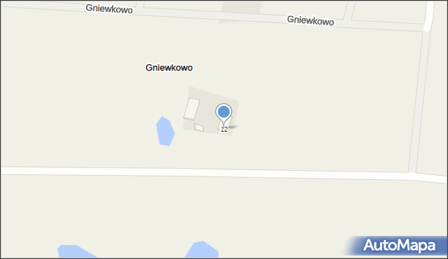 Gniewkowo, Gniewkowo, 12, mapa Gniewkowo