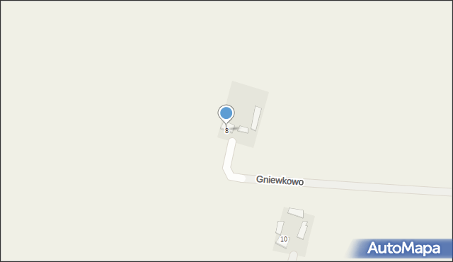 Gniewkowo, Gniewkowo, 8, mapa Gniewkowo