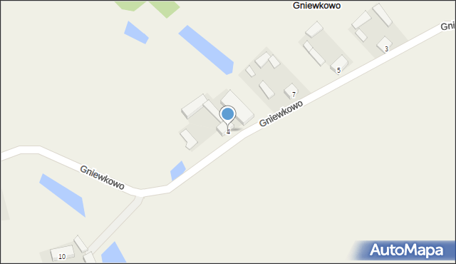 Gniewkowo, Gniewkowo, 4, mapa Gniewkowo