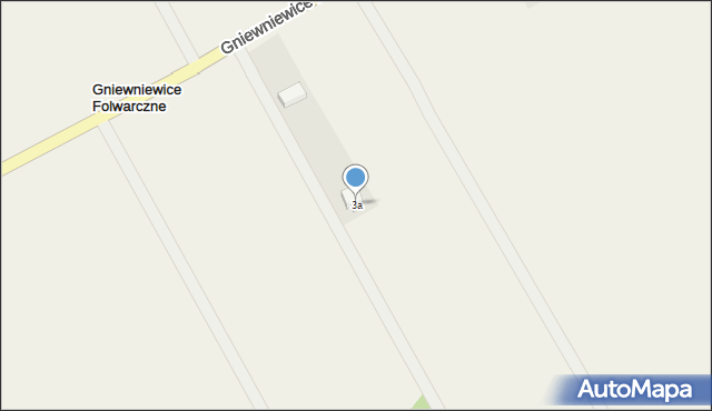 Gniewniewice Folwarczne, Gniewniewice Folwarczne, 3a, mapa Gniewniewice Folwarczne