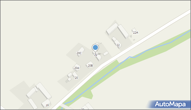 Gniewomirowice, Gniewomirowice, 21, mapa Gniewomirowice