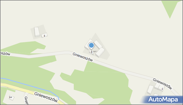 Gniewoszów, Gniewoszów, 6, mapa Gniewoszów