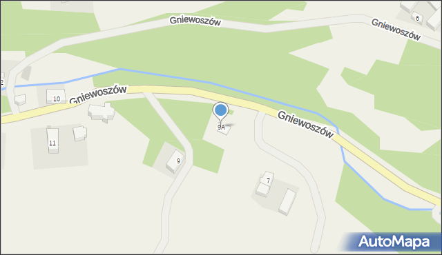 Gniewoszów, Gniewoszów, 9A, mapa Gniewoszów