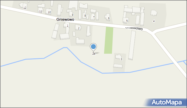 Gniewowo, Gniewowo, 2a, mapa Gniewowo