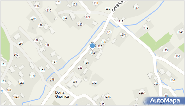 Gnojnica, Gnojnica, 134, mapa Gnojnica