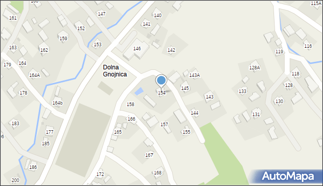 Gnojnica, Gnojnica, 154, mapa Gnojnica