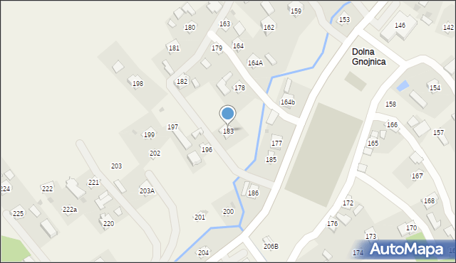 Gnojnica, Gnojnica, 183, mapa Gnojnica