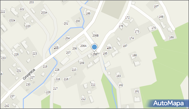 Gnojnica, Gnojnica, 208, mapa Gnojnica