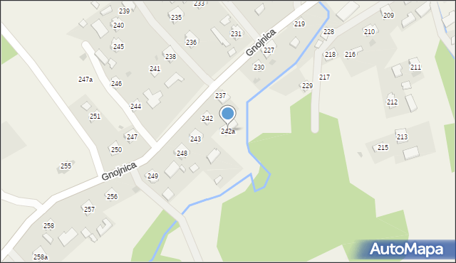 Gnojnica, Gnojnica, 242a, mapa Gnojnica