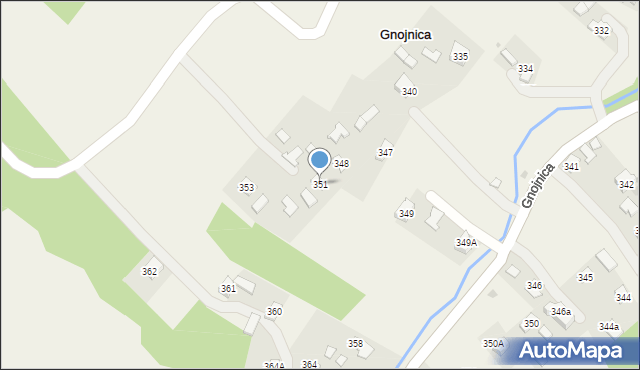 Gnojnica, Gnojnica, 351, mapa Gnojnica