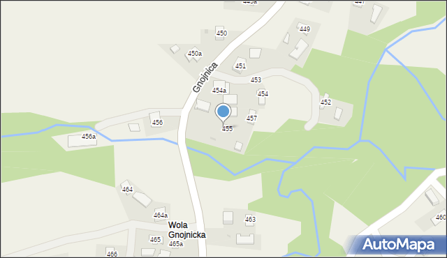 Gnojnica, Gnojnica, 458, mapa Gnojnica