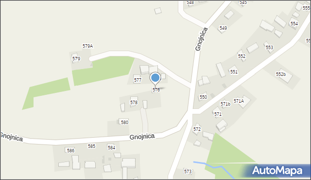 Gnojnica, Gnojnica, 576, mapa Gnojnica