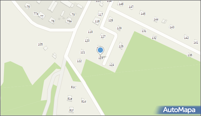 Gnojno, Gnojno, 123, mapa Gnojno