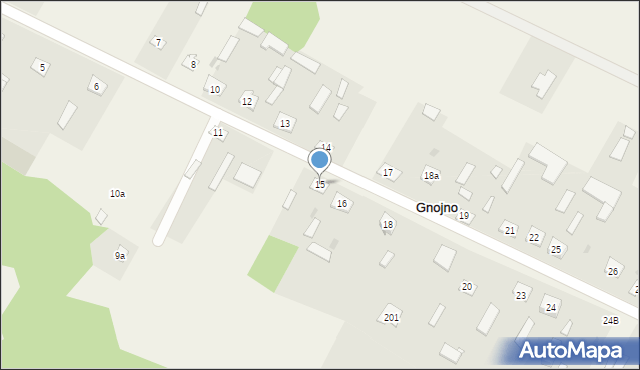 Gnojno, Gnojno, 15, mapa Gnojno