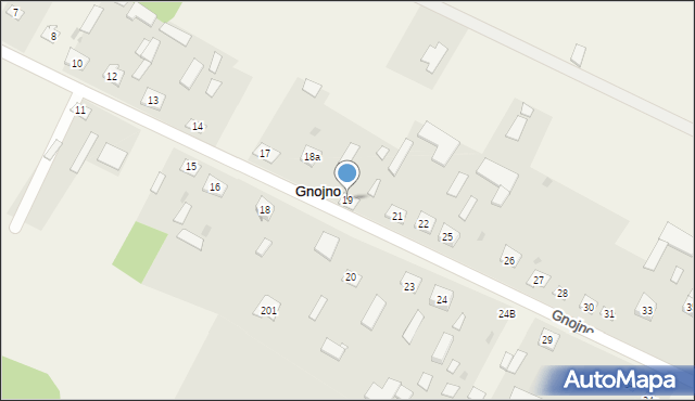 Gnojno, Gnojno, 19, mapa Gnojno