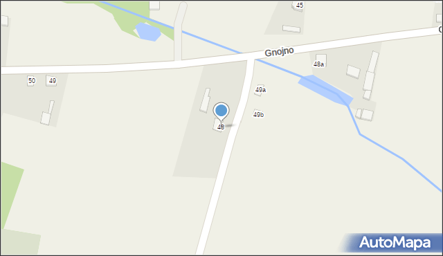 Gnojno, Gnojno, 48, mapa Gnojno