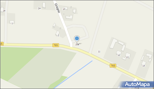 Gnojno, Gnojno, 10a, mapa Gnojno