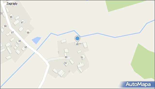 Gnojno, Gnojno, 90, mapa Gnojno