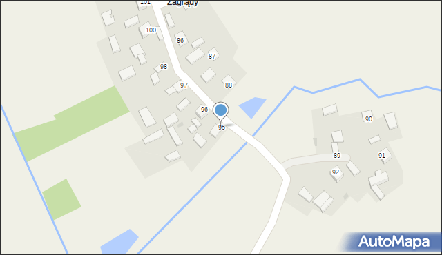 Gnojno, Gnojno, 95, mapa Gnojno