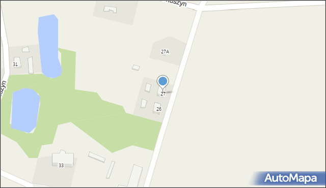 Gnuszyn, Gnuszyn, 27, mapa Gnuszyn
