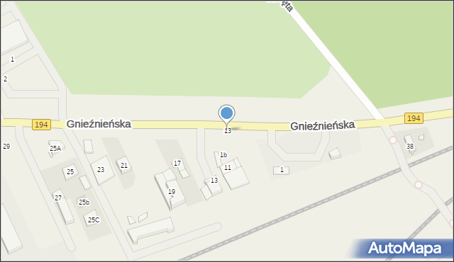 Janikowo, Gnieźnieńska, 13, mapa Janikowo