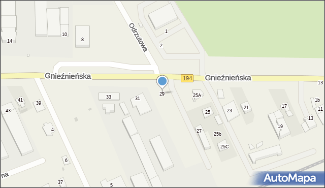 Janikowo, Gnieźnieńska, 29, mapa Janikowo