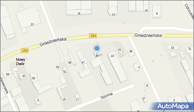 Janikowo, Gnieźnieńska, 45, mapa Janikowo
