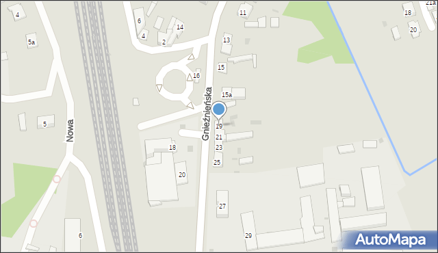 Janowiec Wielkopolski, Gnieźnieńska, 19, mapa Janowiec Wielkopolski