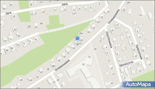 Reda, Gniewowska, 28, mapa Reda