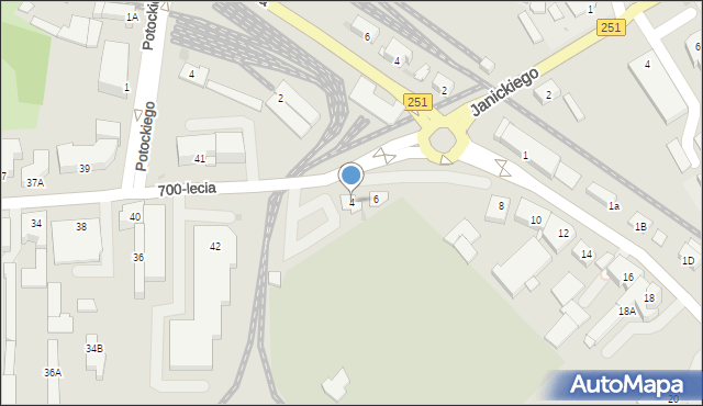 Żnin, Gnieźnieńska, 4, mapa Żnin